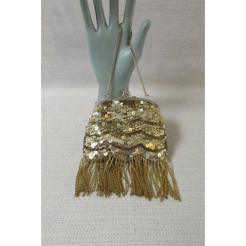 Gold Banana Republic Evening Bag